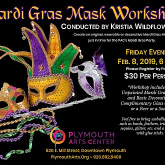 Create you own Mardi Gras Mask for the Party!