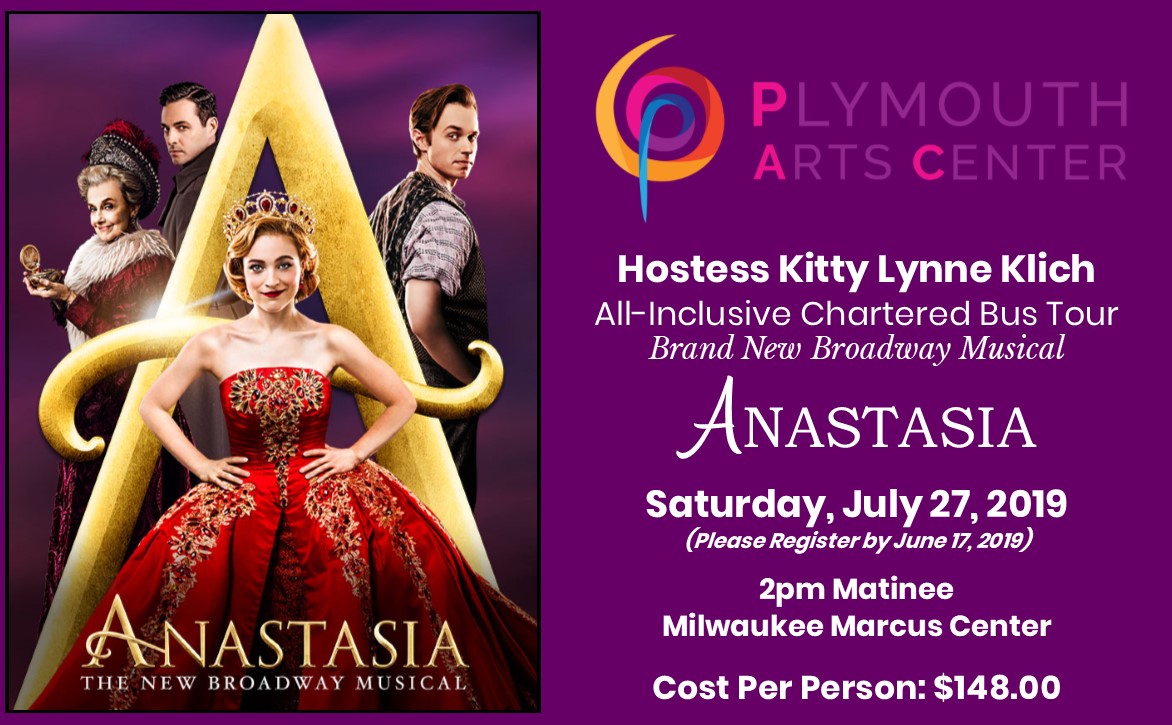 Verraad optocht Verdienen Anastasia, Broadway Musical at the Milwaukee Marcus Center