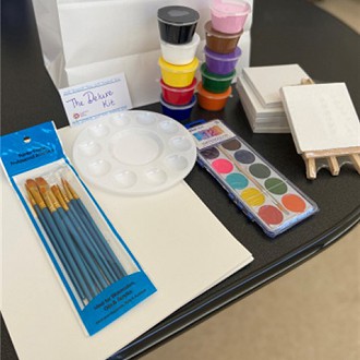 Deluxe Size Art Kit available at the PAC
