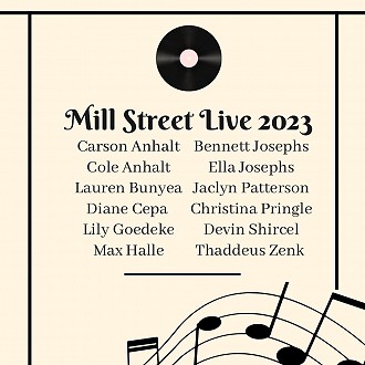 Congratulations to the 2023 Cast of Mill Street Live!