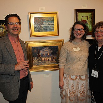 Three Generations of Painters, Dan Rizzi and his mother, Loretta and daughter, Julia.