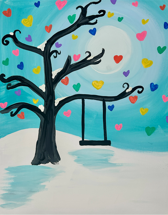 Kids on Canvas-Winter Wishes-For Ages 4-11