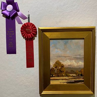 Artist Julia Shower’s Painting won an Honorable Mention and the Artist Choice Award in 2022