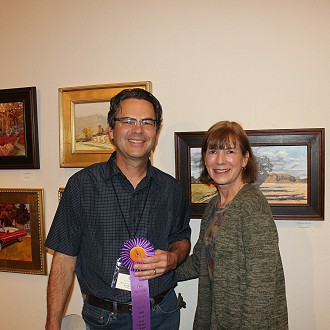 Paint the Towns Coordinator, Dan Rizzi and his wife Tami Rizzi
