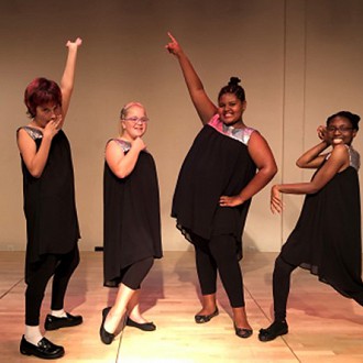 Students of Mastering “Mill Street Live,” the summer musical series workshop with Tricia Roberts