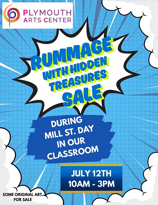 Plymouth Arts Center Hosts Rummage and Hidden Treasure Sale