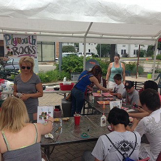 Pet Rock Painting at Mill Street Festival