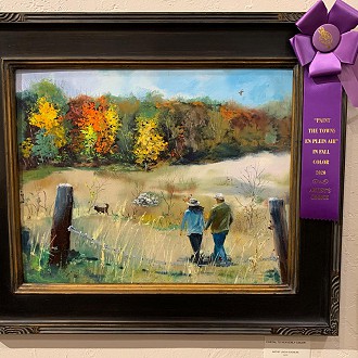 Artist Choice Award: Portal to Heavenly Color- By Linda Boehlke. (Note: Award needed to be changed because of an oversite in the Rules and Guidelines)
