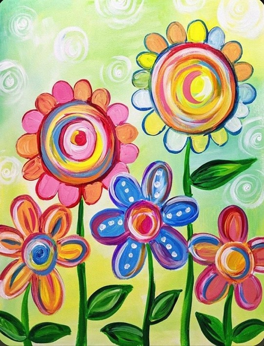 Happy Spring Flowers