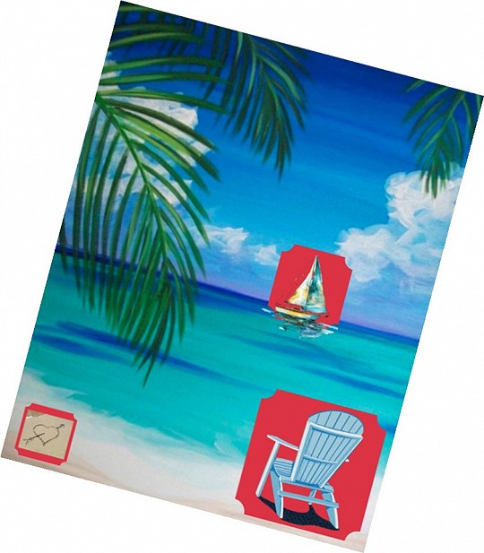 Paint and Sip! “Shades of Blue”