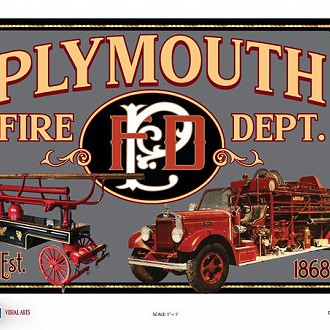 Plymouth Fire Department Mural