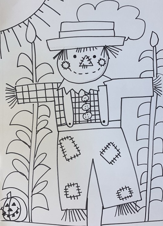 Scarecrow Draw & Paint Grades 3-8