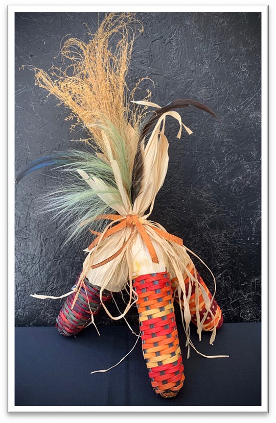 Create a Woven Indian Corn Centerpiece